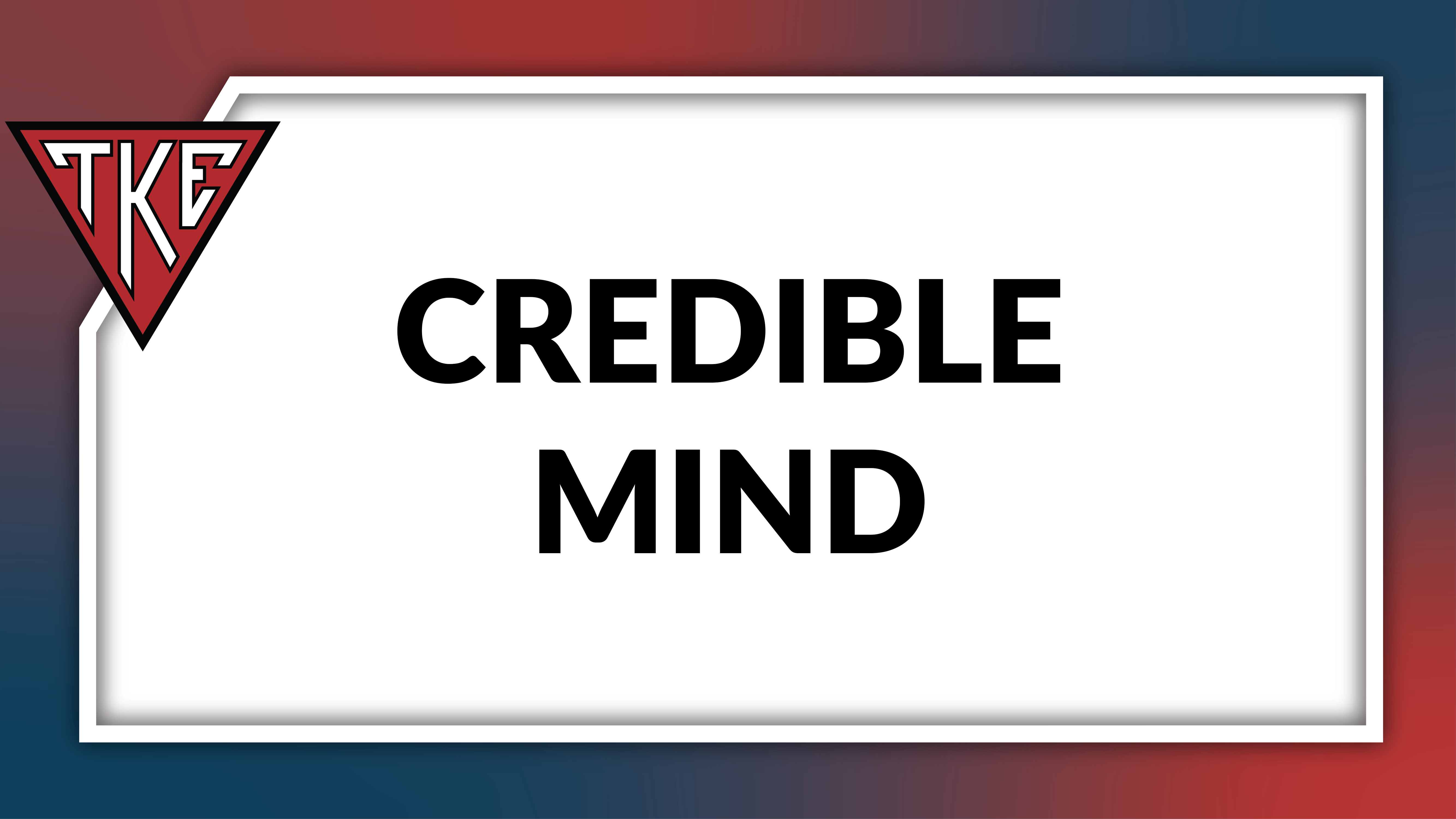 What is Credible Mind?