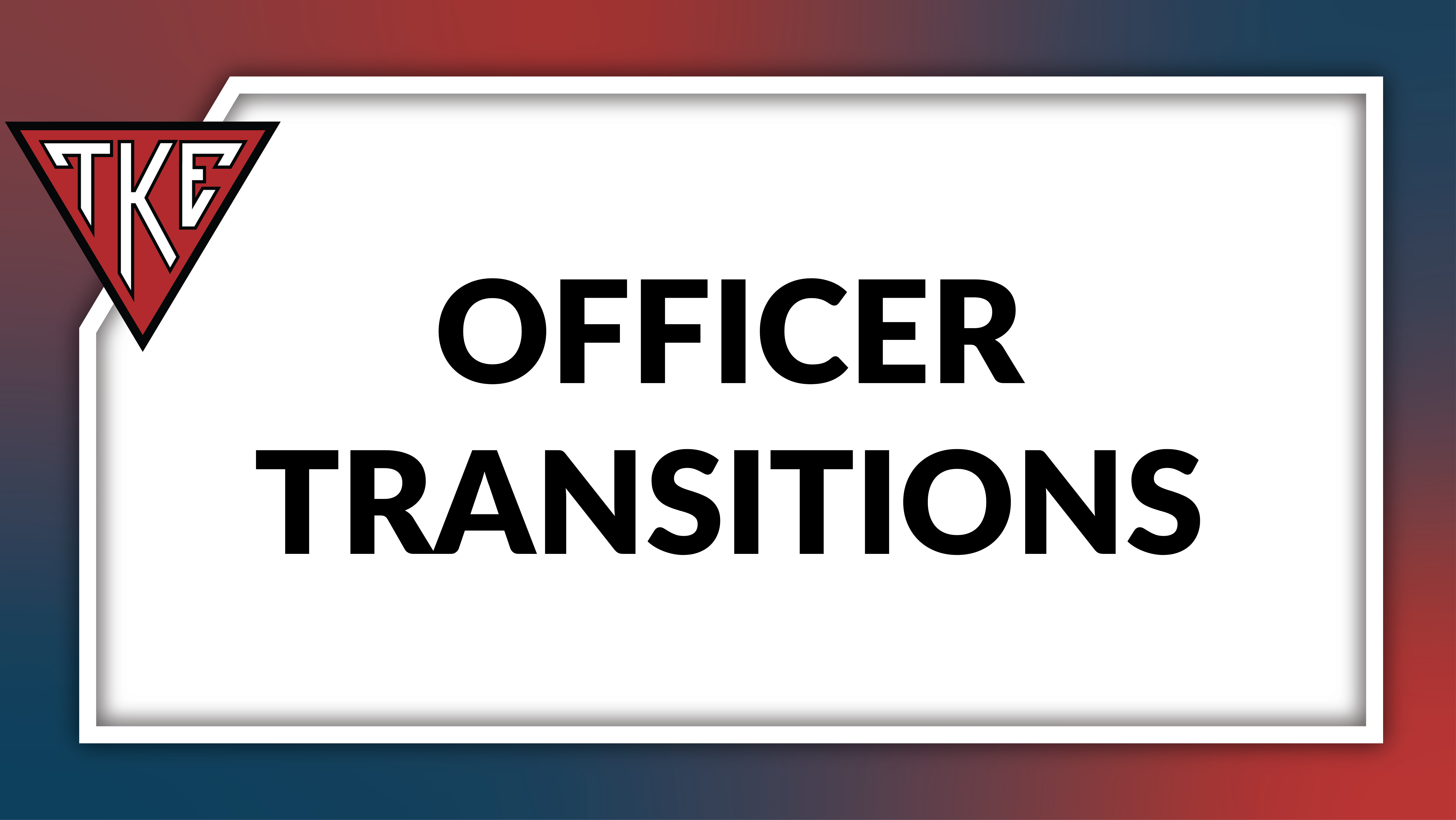 Officer Transitions 2025