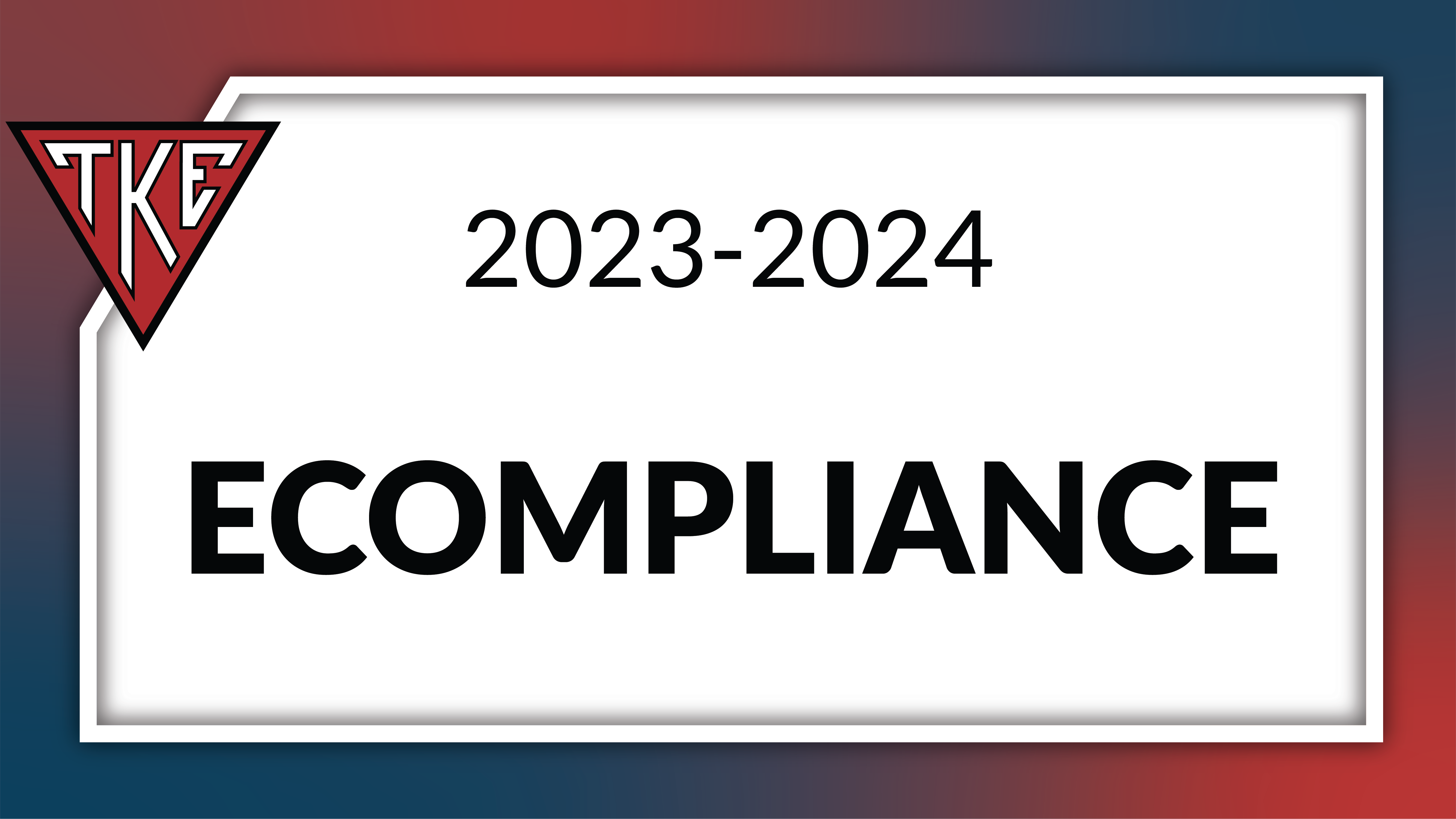 eCompliance 2023-2024