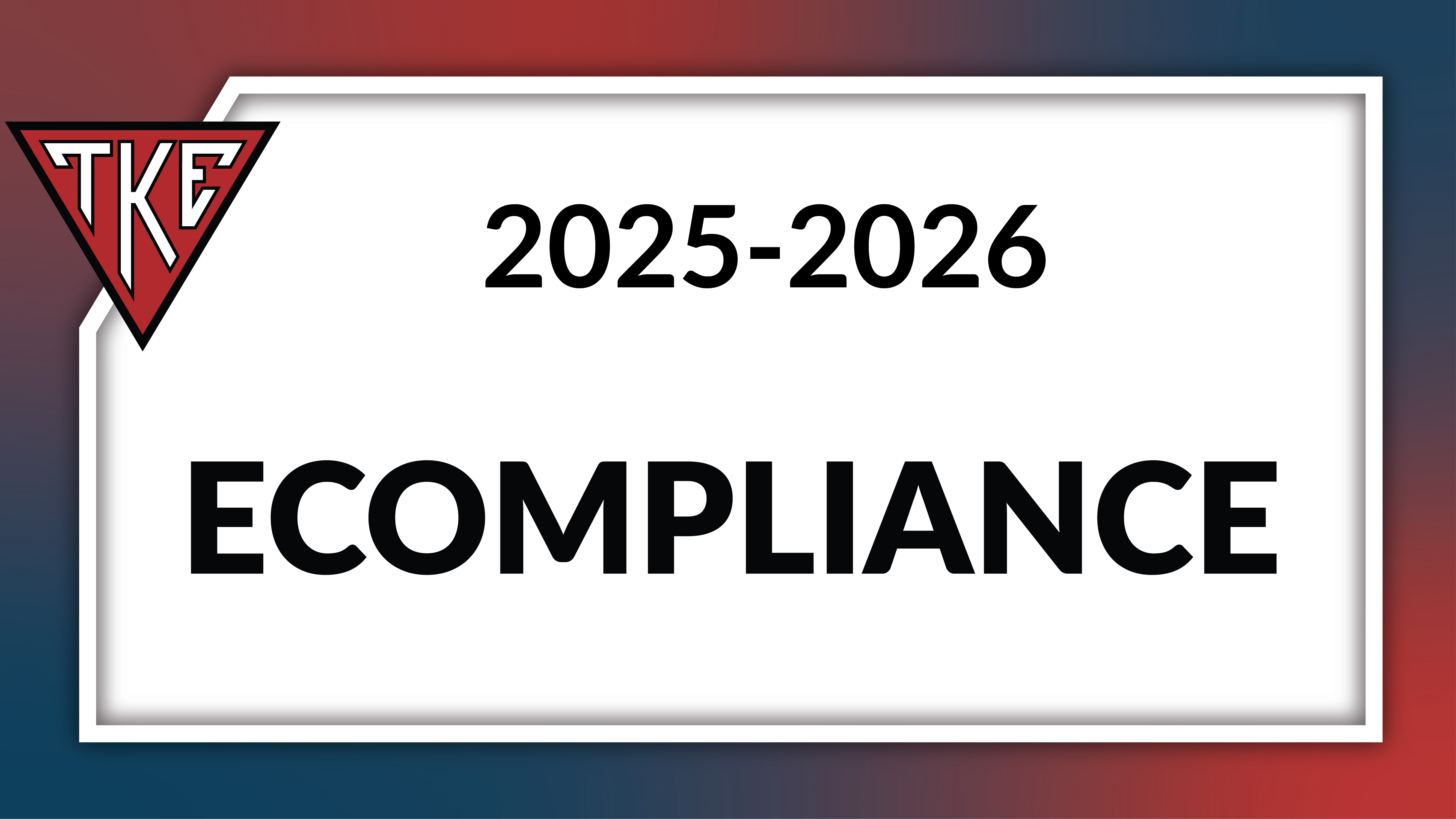 eCompliance 2025-2026