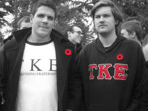 Fraters of Tau-Omega Honor Great Canadians